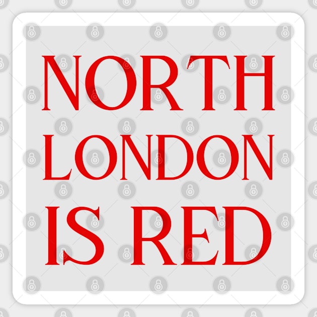 North London is Red Sticker by VRedBaller